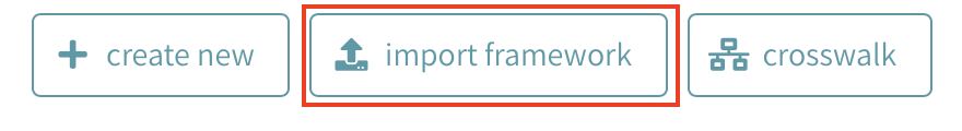 CAT Competency Framework Management - Import Frameworks